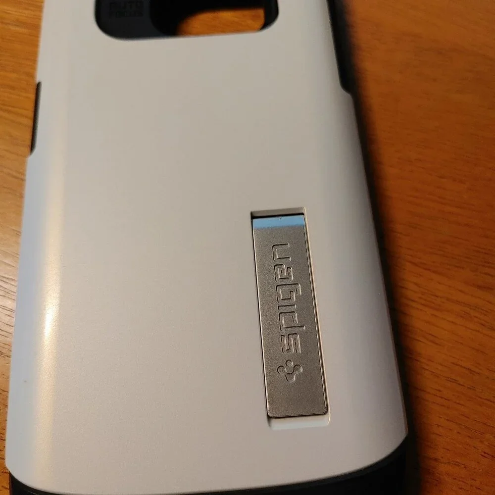 CELL PHONE COVER Spigen Black & White Slim Armour